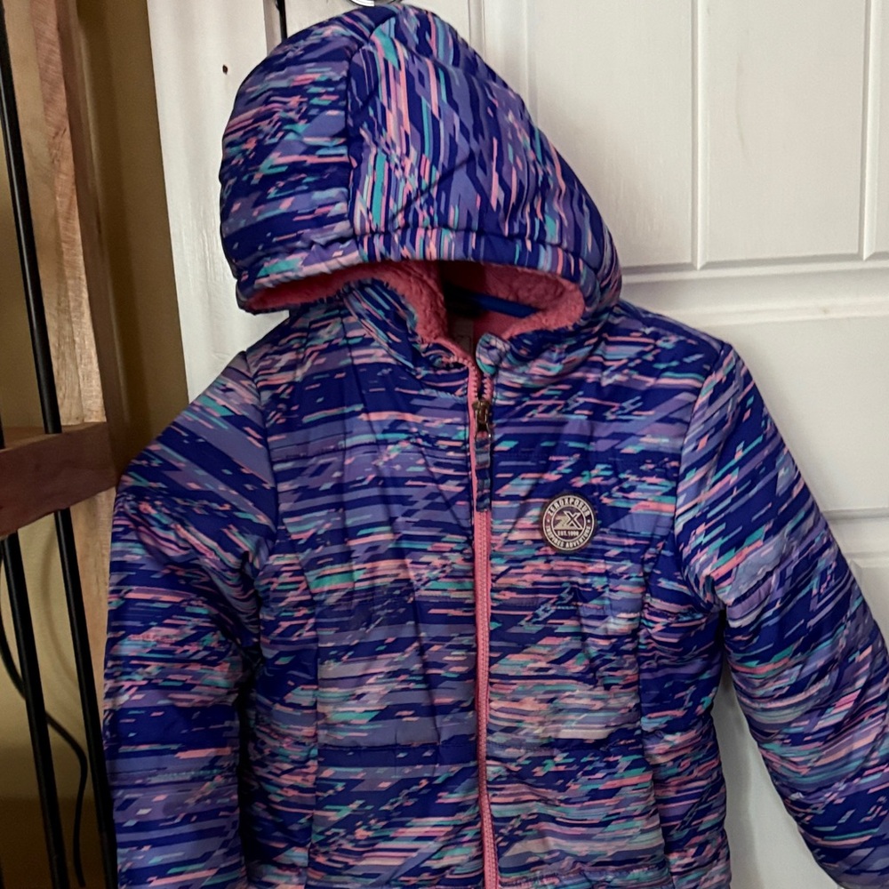 ZeroXposur Kids Colorful Patterned Puffer Jacket